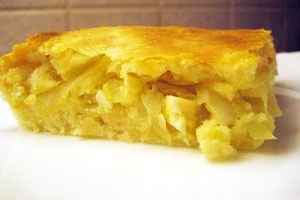 пикантный пирог с картофелем